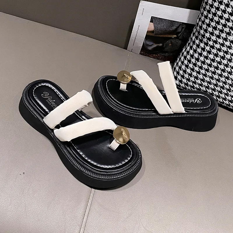 Puppytown Slip Resistant Abrasion Resistant Flip Flops Women's-10