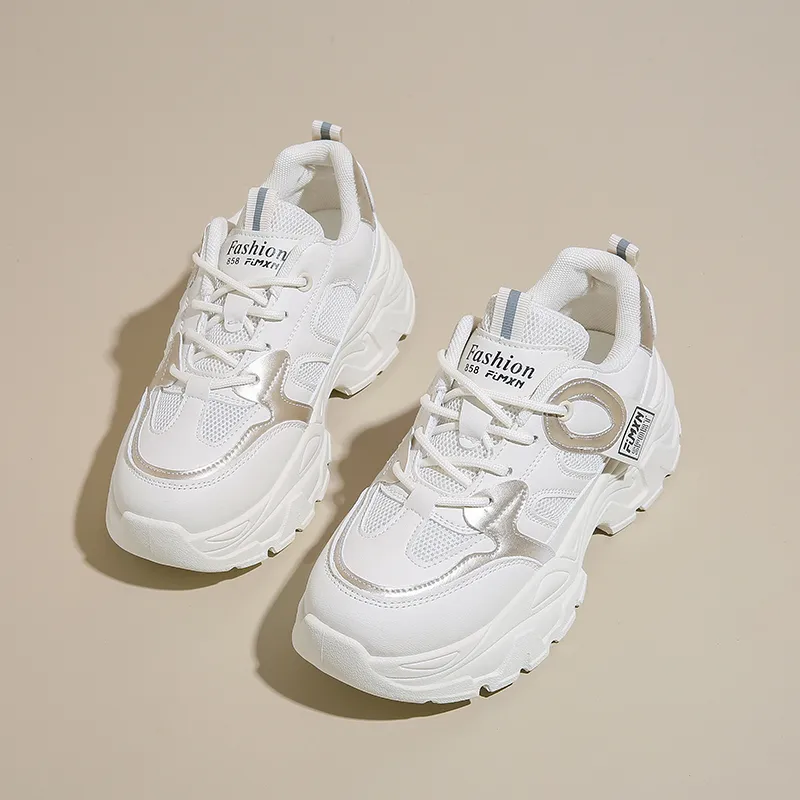 Puppytown Anti Slip Wear Resistant Low Top Chunky Sneakers Women's-10