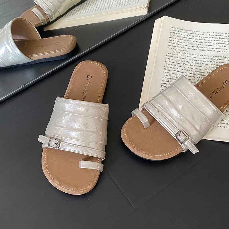 Puppytown Slip Resistant Quiet Slide Slippers Women's-17