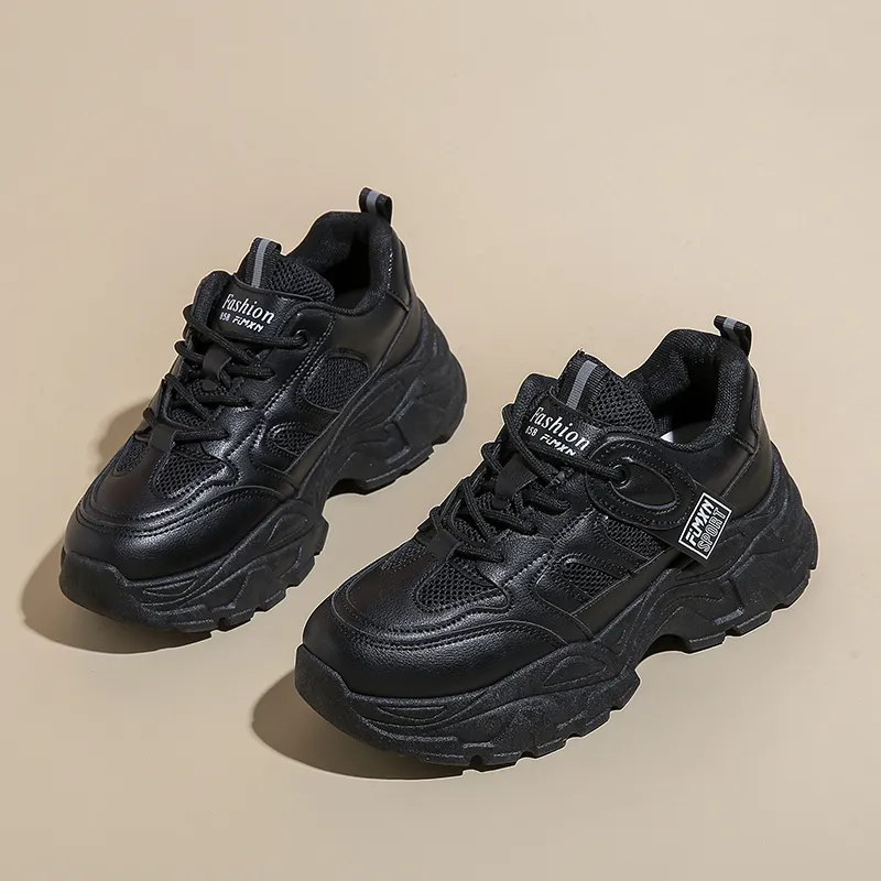 Puppytown Anti Slip Wear Resistant Low Top Chunky Sneakers Women's-1