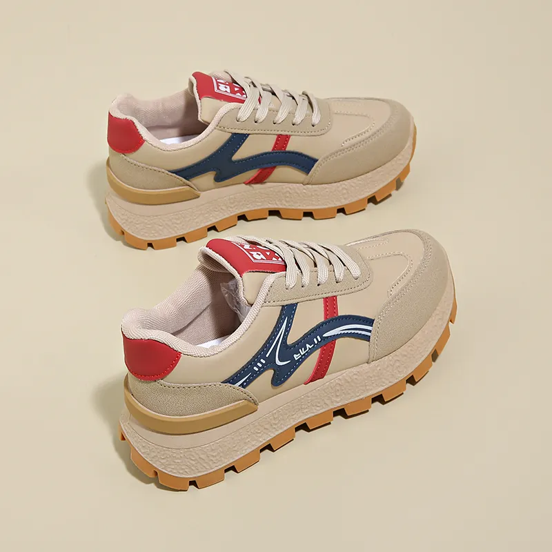 Puppytown Anti Slip Wear Resistant Low Top Chunky Sneakers Women's-2