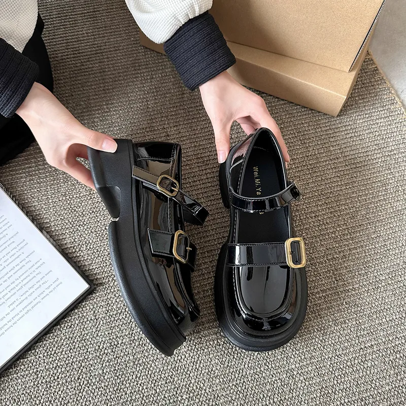 Puppytown Loafers Women's Black-2