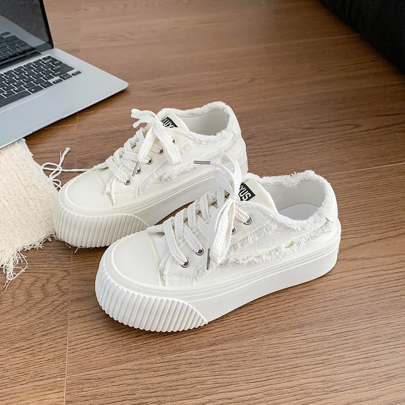 Puppytown Durable Breathable Low Top Canvas Shoes Women's-6