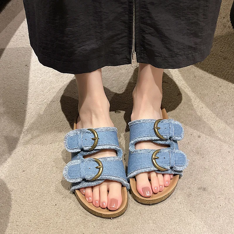 Puppytown Rubber Sole Slip Resistant Abrasion Resistant Slide Slippers Women's-3