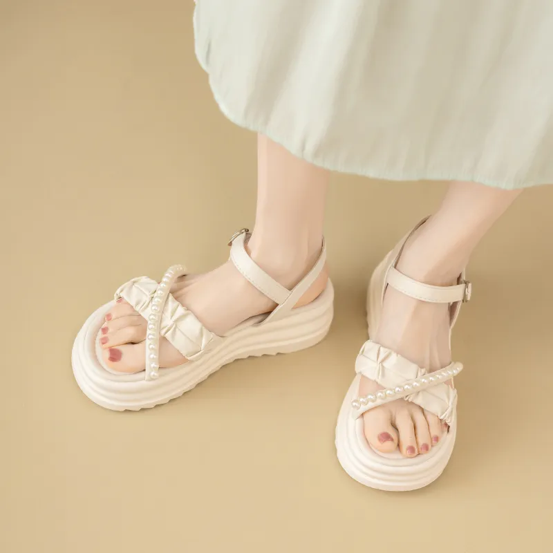 Puppytown Roman Sandals 5cm Women's-3
