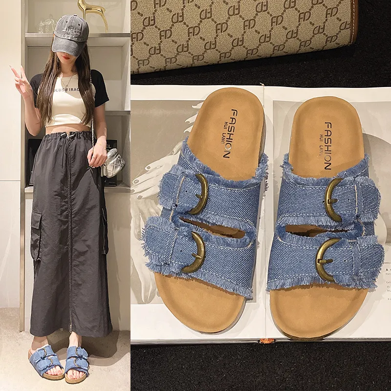 Puppytown Rubber Sole Slip Resistant Abrasion Resistant Slide Slippers Women's-6
