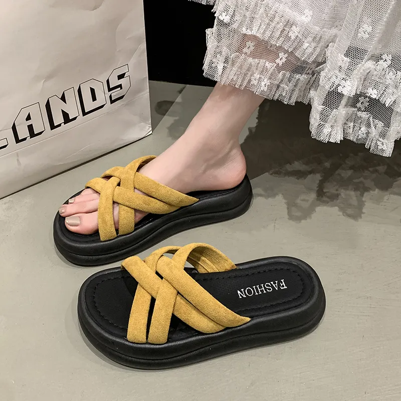 Puppytown Slip Resistant Abrasion Resistant Slide Slippers Women's-5