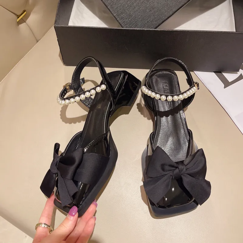 Puppytown Block Heel High Heels 4CM Women's-7