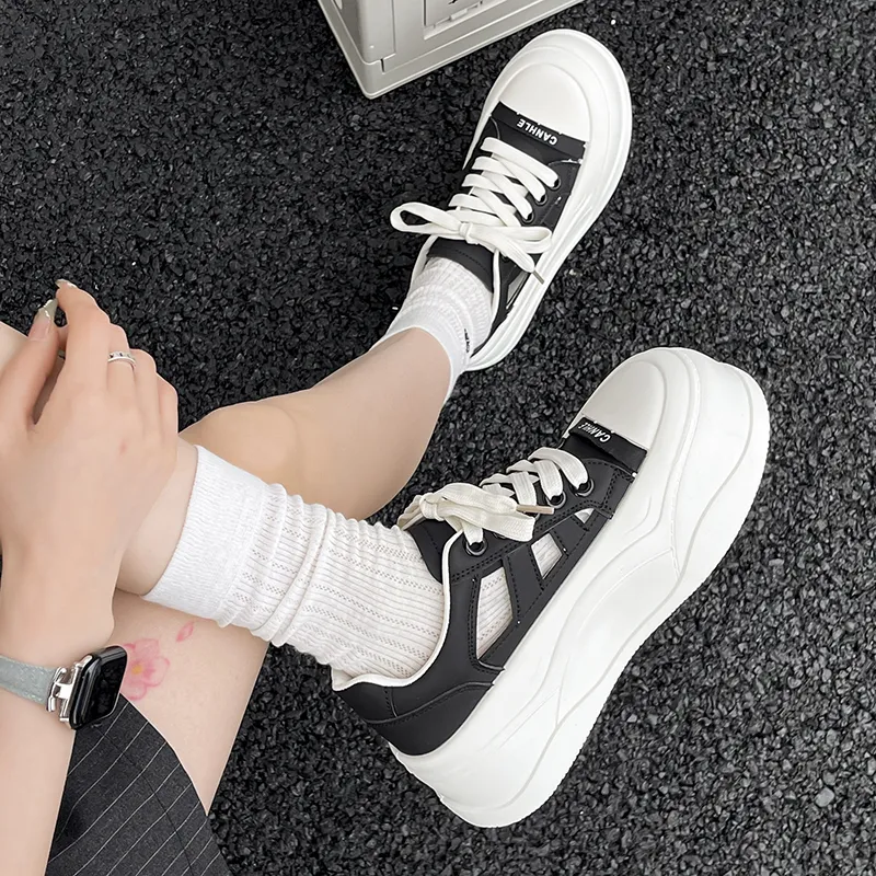 Puppytown Slip Resistant Low Top Skateboard Shoes Women's-3