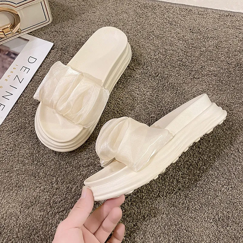 Puppytown Rubber Sole Slip Resistant Odor Resistant Slide Slippers Women's-4