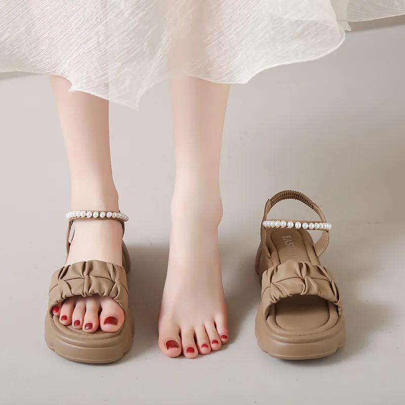 Puppytown One Strap Sandals 6cm Women's-7