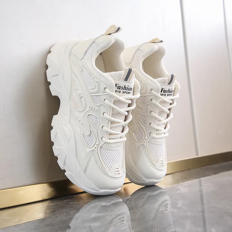 Puppytown Anti Slip Wear Resistant Low Top Chunky Sneakers Women's-7