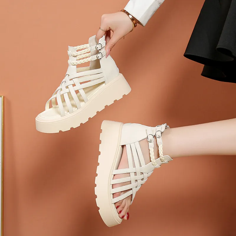 Puppytown Roman Sandals 4CM Women's-9