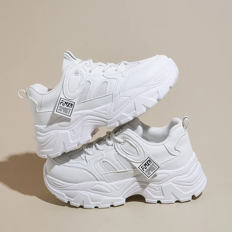 Puppytown Anti Slip Wear Resistant Low Top Chunky Sneakers Women's-7