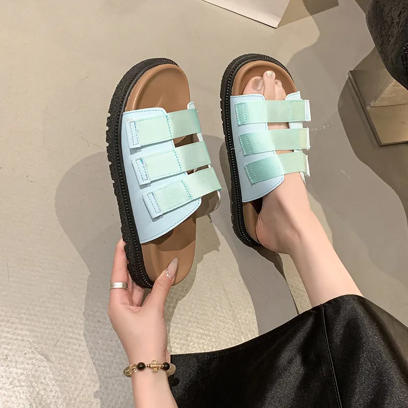 Puppytown Rubber Sole Slip Resistant Abrasion Resistant Slide Slippers Women's-10