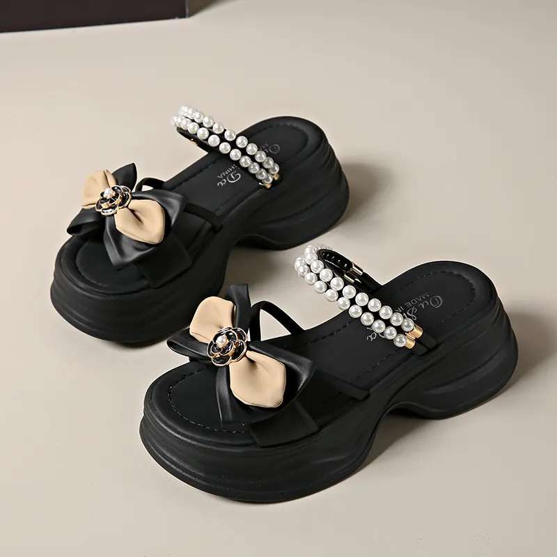 Puppytown Rubber Sole Slip Resistant Abrasion Resistant Slide Slippers Women's-1