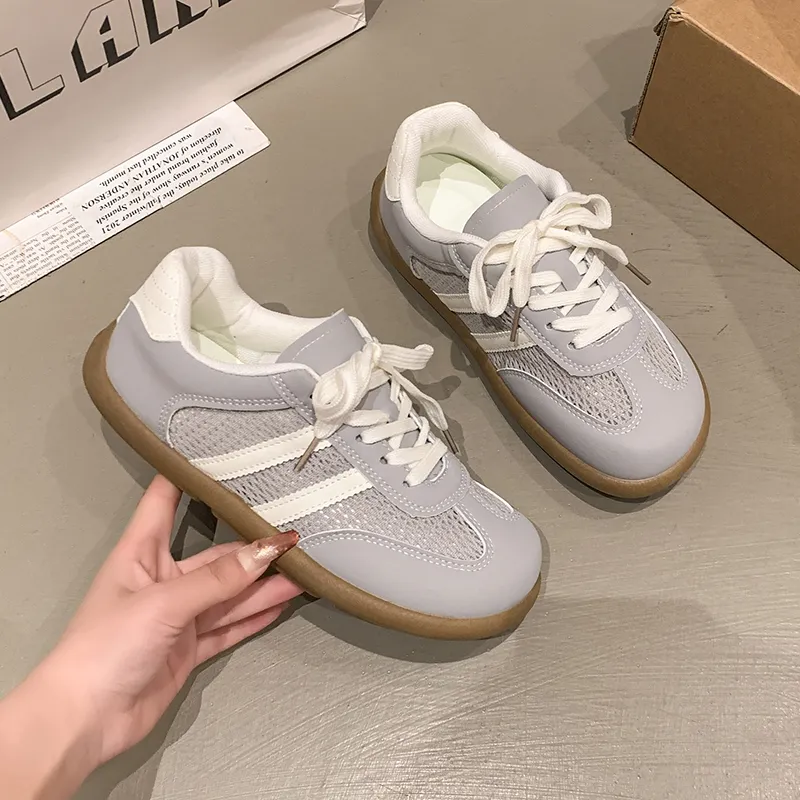 Puppytown Breathable And Slip Resistant Low Top Skateboard Shoes Women's-4