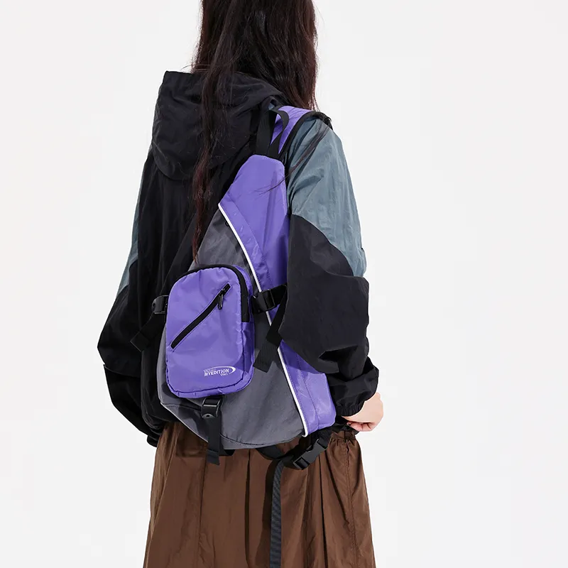 MYEDITION Quiver Bag Hobo Bag Cycling Bag Crossbody Bag Polyester Unisex-12