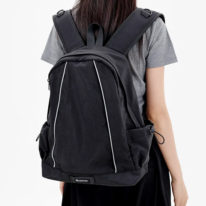 MYEDITION Nylon Backpack Unisex Multicolor-12