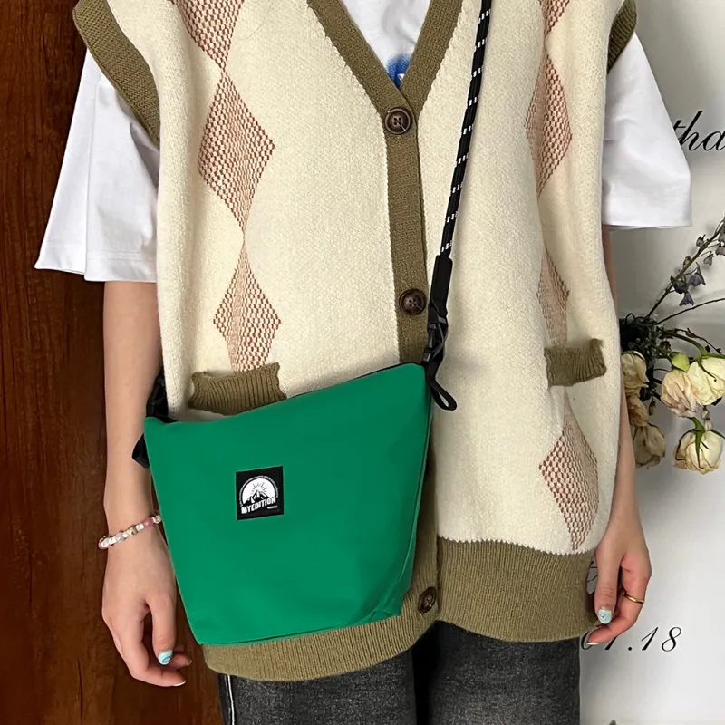 MYEDITION 3L Shoulder Bag, Crossbody Bag, Handbag, Outdoor Bag Fabric Multicolor Unisex-13