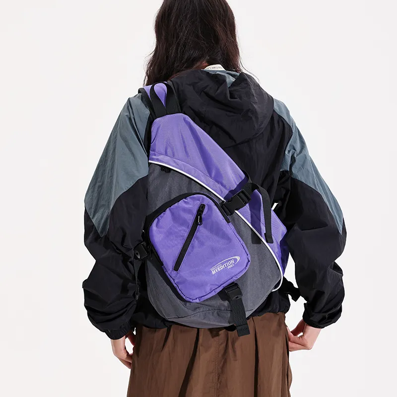 MYEDITION Quiver Bag Hobo Bag Cycling Bag Crossbody Bag Polyester Unisex-17