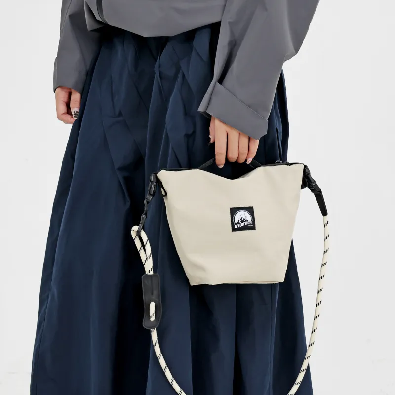 MYEDITION 3L Bucket Bag Shoulder Bag Outdoor Bag Water repellent Polyester Multicolor Unisex-6