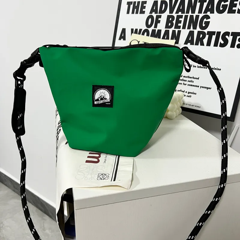 MYEDITION 3L Shoulder Bag, Crossbody Bag, Handbag, Outdoor Bag Fabric Multicolor Unisex-12