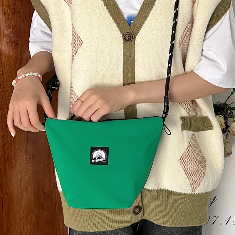 MYEDITION 3L Shoulder Bag, Crossbody Bag, Handbag, Outdoor Bag Fabric Multicolor Unisex-14