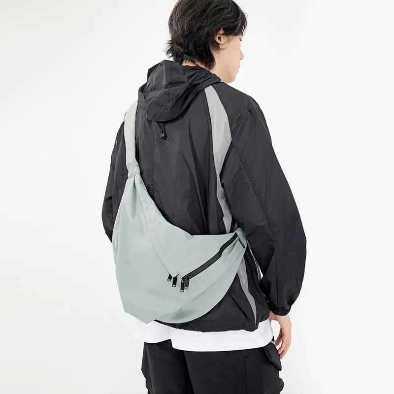 MYEDITION Messenger Bag, Shoulder Bag, Dumpling Bag, Crossbody Bag Nylon Multicolor Unisex-23
