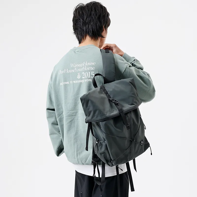 MYEDITION Water Repellent Fabric Travel Backpack Student Backpack Regular Unisex Multicolor-6