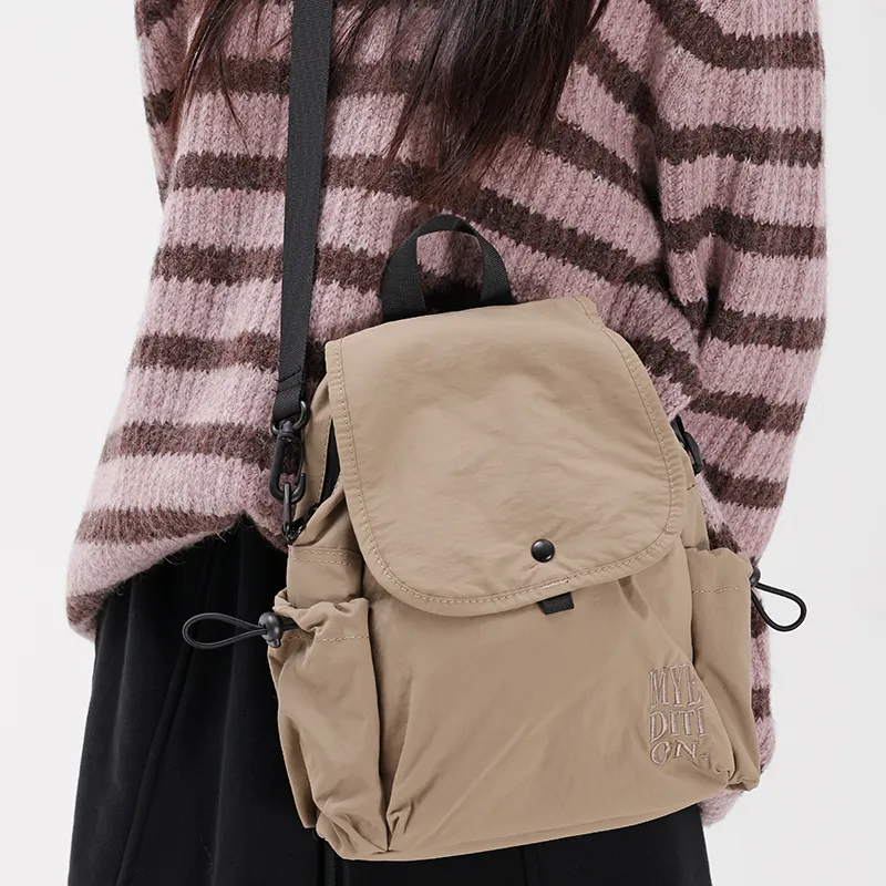 MYEDITION 6L One Shoulder Crossbody Backpack Students Backpack Nylon Multicolor Unisex-5