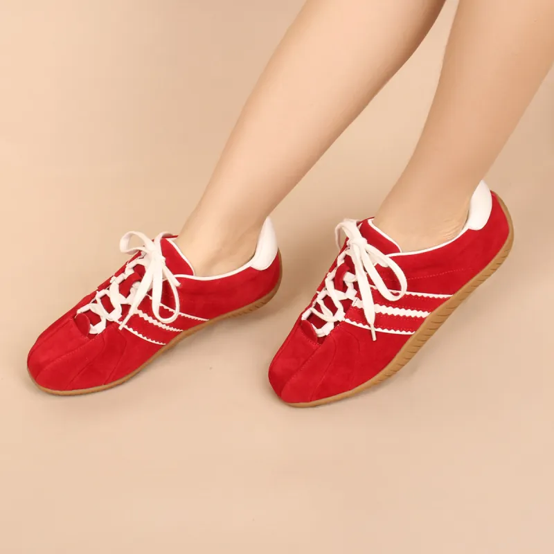 AQUASCUTUM Low Top Casual Shoes Women's China Red-5