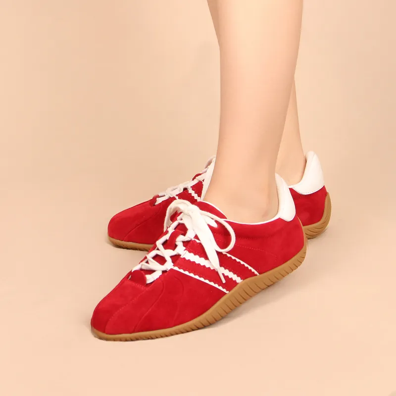 AQUASCUTUM Low Top Casual Shoes Women's China Red-4