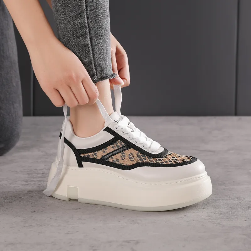 AQUASCUTUM Height Increasing, Breathable, Lightweight Low Top Skateboard Shoes Women's-2