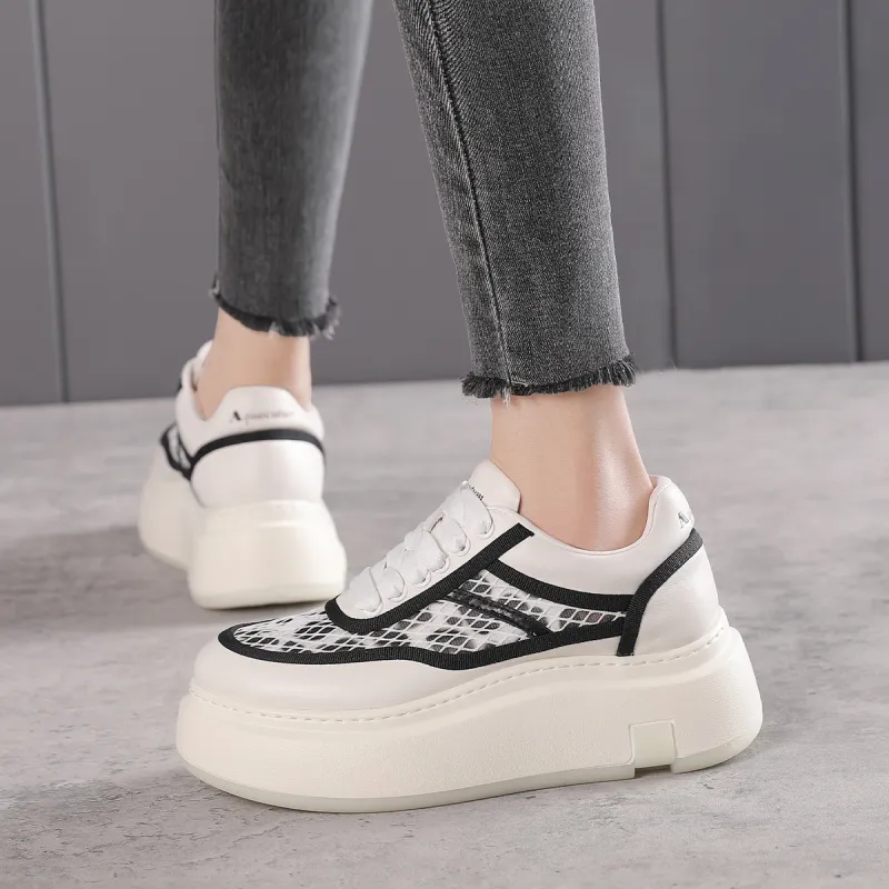AQUASCUTUM Height Increasing, Breathable, Lightweight Low Top Skateboard Shoes Women's-11