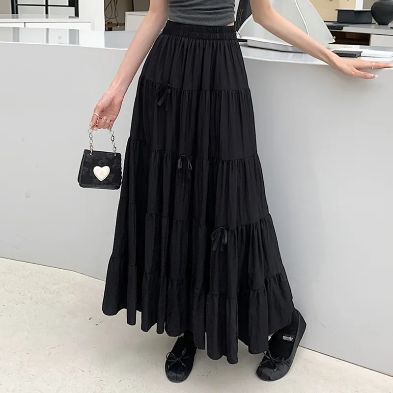 LEMON FAIRY Casual Long Skirts Women's-10