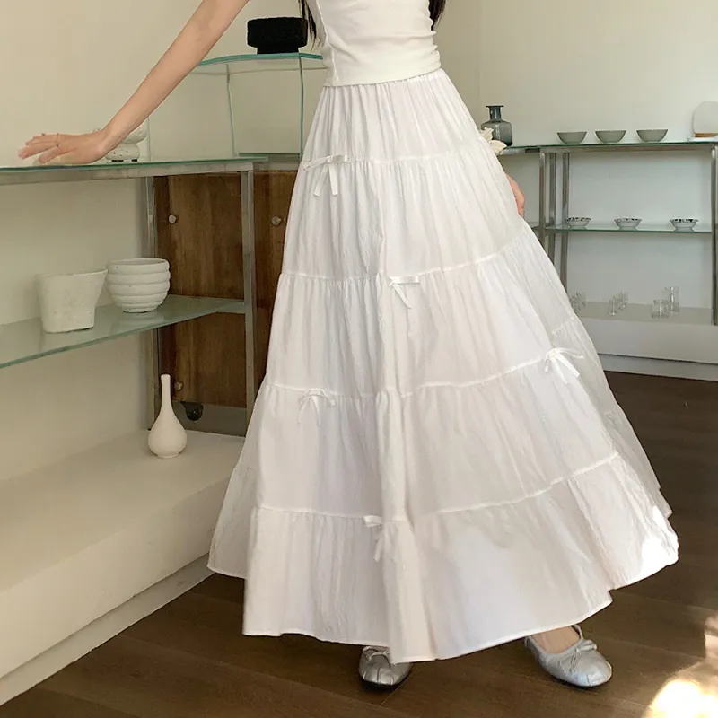 LEMON FAIRY Casual Long Skirts Women's-2