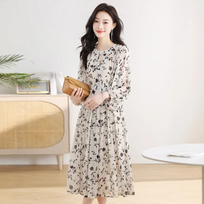 LEMON FAIRY Long Sleeved Dresses Women's-4