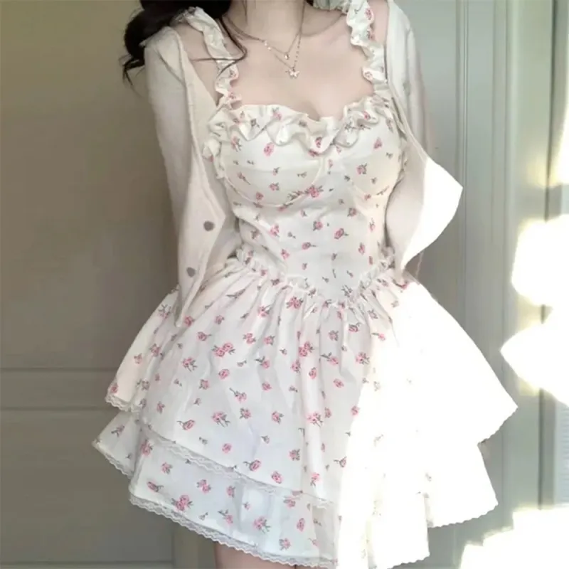LEMON FAIRY Skirt Set Women's White-5
