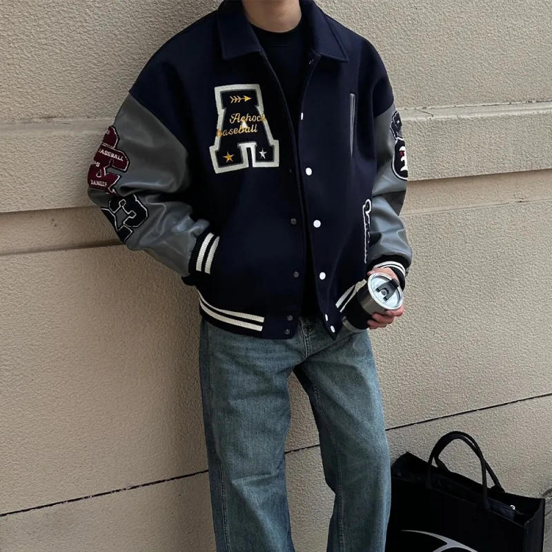 LEMON FAIRY Jacket Unisex Navy Blue-2