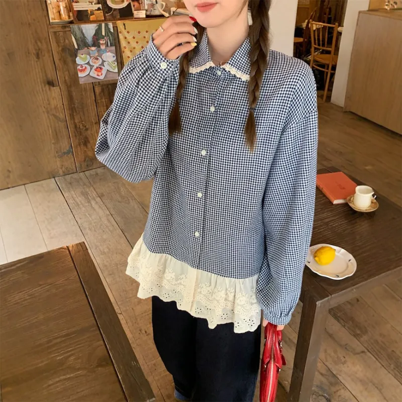LEMON FAIRY Shirts Women's Blue-3