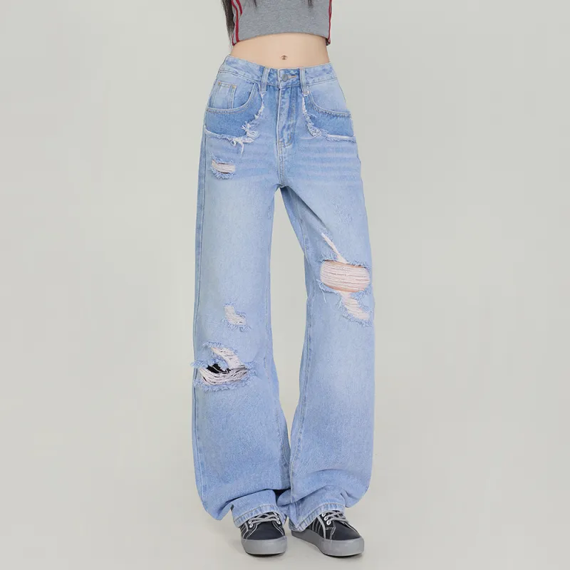 LEMON FAIRY Jeans Women's Vintage Blue-2