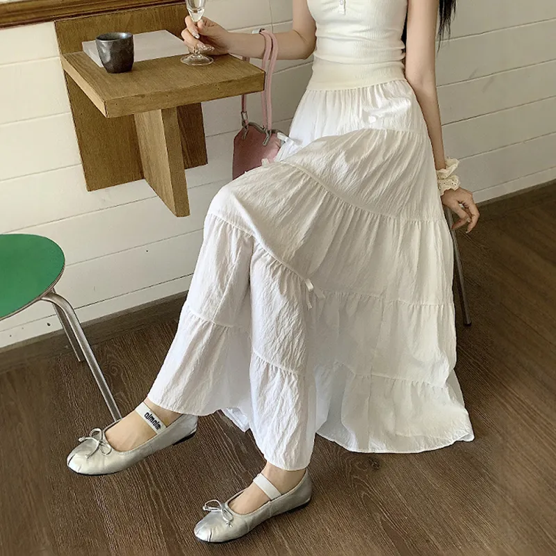 LEMON FAIRY Casual Long Skirts Women's-3