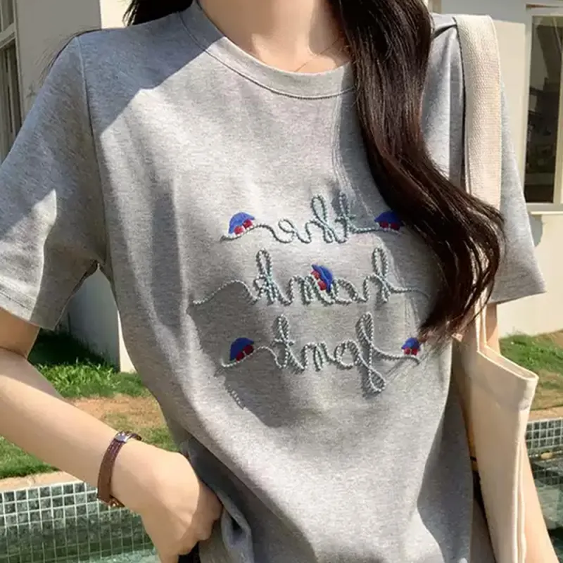 LEMON FAIRY T Shirt Women's Gray-3