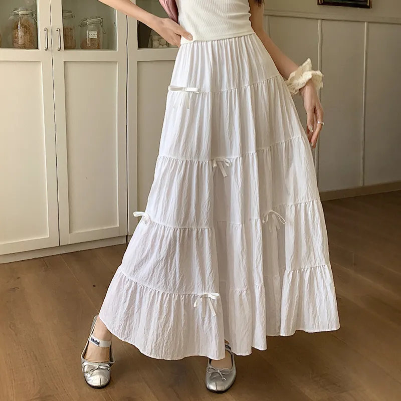 LEMON FAIRY Casual Long Skirts Women's-4