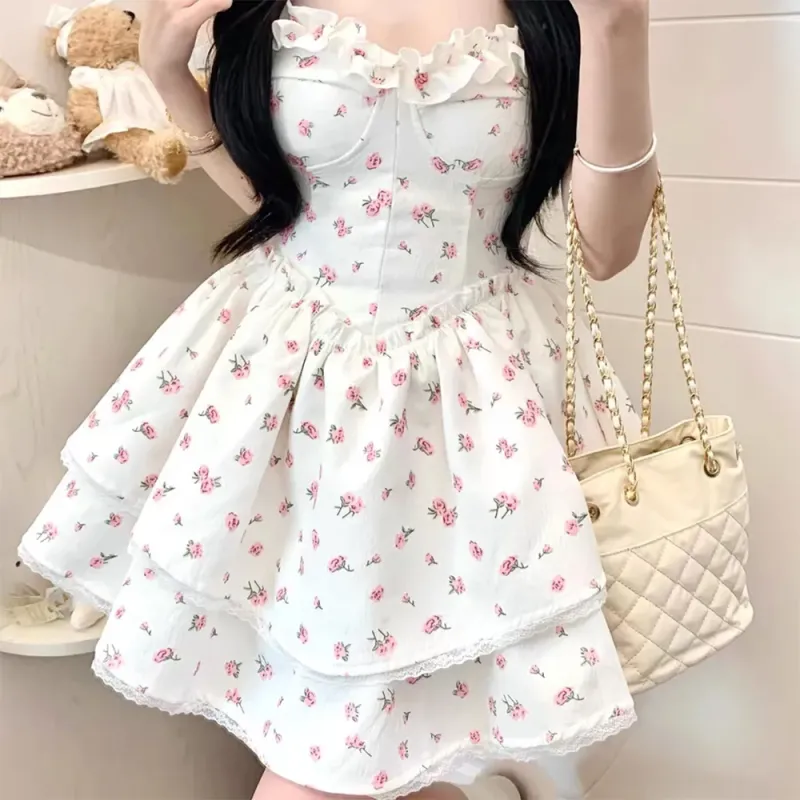 LEMON FAIRY Skirt Set Women's White-3