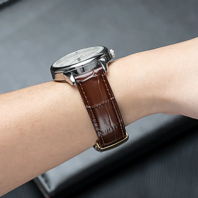 WOALMORN Tissot Compatibility Watch Band Genuine Leather Material-1