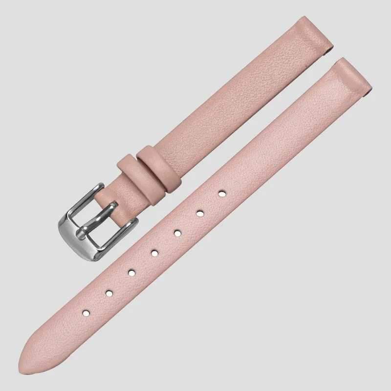 WOALMORN Lola Rose Compatibility Watch Band 10mm Genuine Leather Material-1