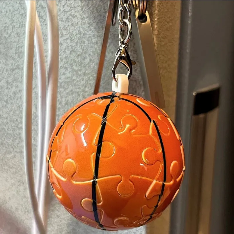 KRNE Plastic Puzzle Keychains Unisex-4