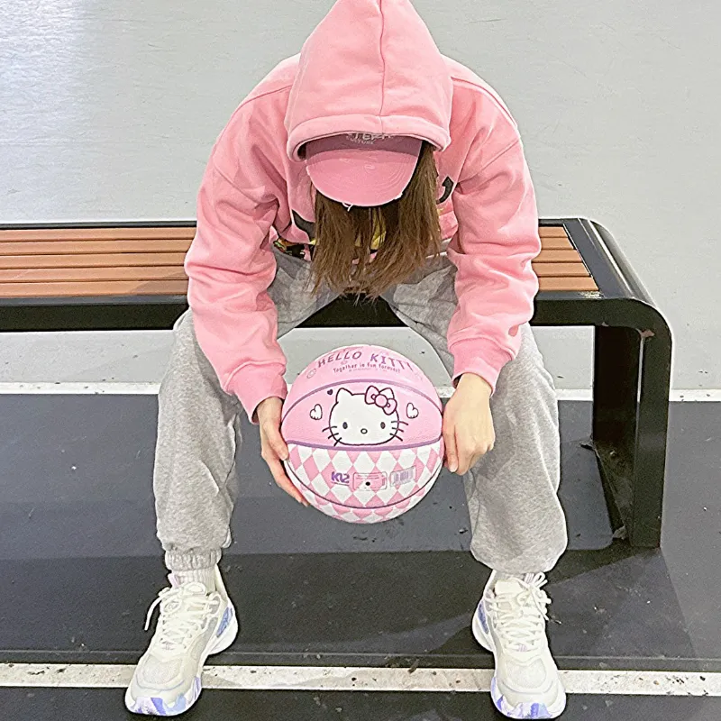 MESUCA PU Basketball Pink Size 7 Training Unisex-2